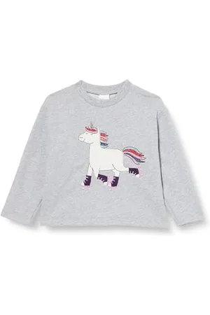 Green Cotton Dziewczęca bluza Hello Unicorn, , 122