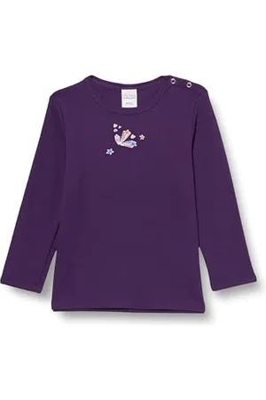 Green Cotton Baby Girl Tangle Rib L/S T Blouse, , 62 cm