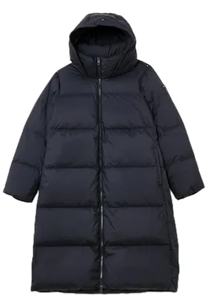 Tommy Hilfiger Damski płaszcz CRV CASUAL HW DOWN Z KAPTUREM WW0WW44233 Puffer Coat Desert Sky, 48, , 48