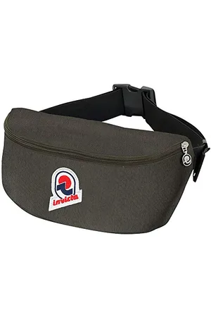 Invicta Waist Bag 30 Solid Marsupio Sportivo, 30 cm, 4 Litri, Verde