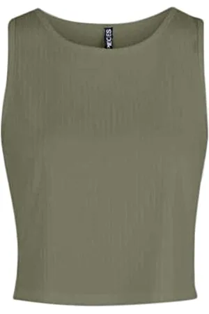 Pieces® Damska koszulka PCKYLIE SL Crop NOOS Top, , M