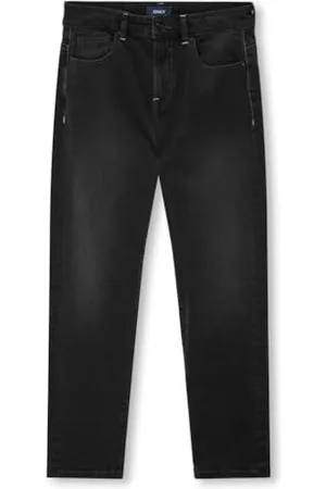 ONLY Kobavi Loose Wb Jeans DNM dżinsy chłopięce, , 116