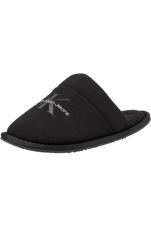 Calvin Klein Jeans Męskie kapcie hotelowe YM0YM01134 buty domowe, czarne (potrójne czarne), 39 EU, , 39 EU