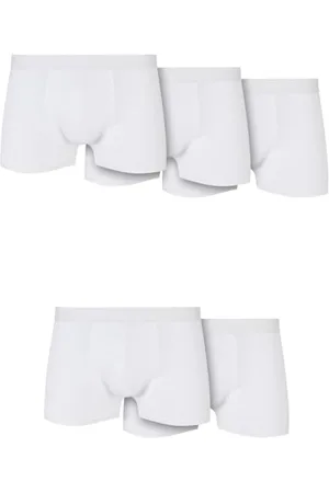 Urban classics Męskie bokserki z litego organicznego bawełny, 5 sztuk, białe, białe, rozmiar S, , S