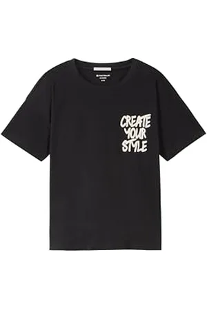 TOM TAILOR Dziewczęca dziecięca koszulka oversize z nadrukiem, , 128