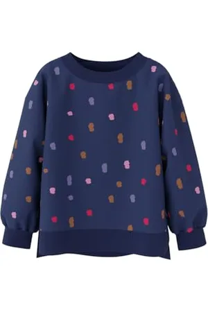 NAME IT Bluza dziewczęca Nmfnirana Ls Loose Sweat Pb, , 98