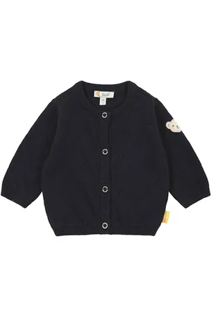 Steiff Dziecięcy sweter z dzianiny, Navy, 86 cm