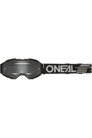 Oneal Kinder Motocross Brille B-10 Solid, Klar, Schwarz, 6029-0