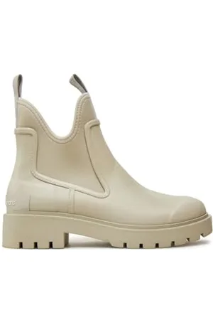 Calvin Klein Damskie buty MID Rainboot Chelsea YW0YW01034, szare (Oyster Mushroom), 36 EU, , 36.5 EU