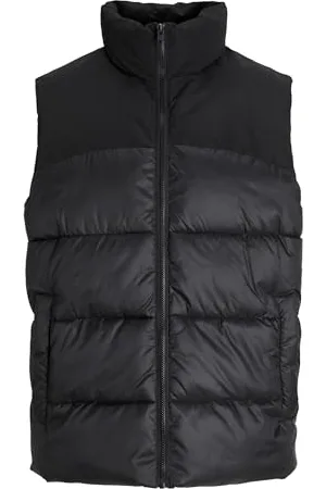 JACK & JONES JACK&JONES PLUS Jjmoon Bodywarmer Stand Collar Pls kamizelka pikowana męska, , 6XL