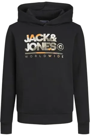 JACK&JONES JUNIOR Chłopięca bluza z kapturem Jjluke Sweat Hood Mni, , 110