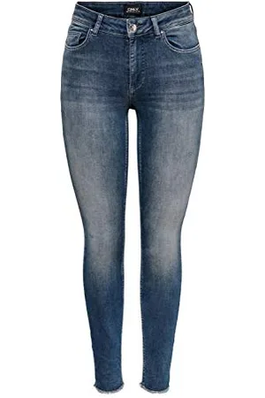 ONLY Dżinsy damskie skinny OnlBLUSH średnia talia skinny fit jeans, , XS