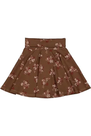 Müsli By Green Cotton Dziewczęca Flora Skirt, Kora/Cabernet/Nightingale, 104