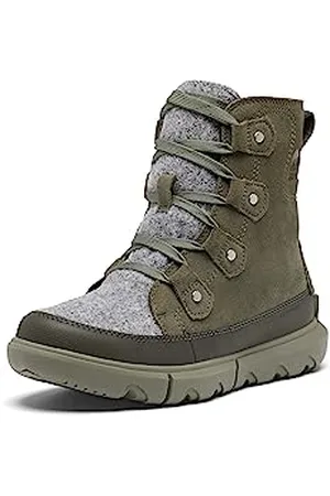 sorel Damskie buty zimowe Explorer Joan Wp Casual, Stone Green Alpine Tundra Explorer Next Joan, 38.5 EU