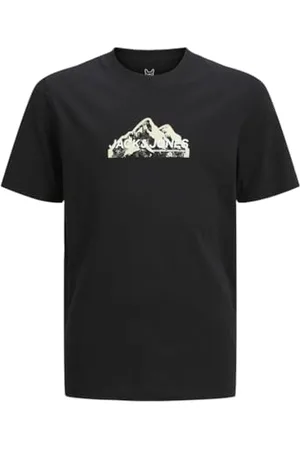 JACK&JONES JUNIOR Koszulka chłopięca Jcomountain Logo Tee SS Crew Neck Sn Jnr, , 176