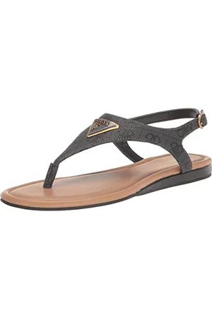 Guess Damskie sandały Unali, Czarny 001, 38.5 EU