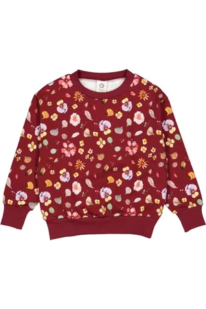 Müsli By Green Cotton Dziewczęca bluza Dazzle, Cabernet/Nightingale/Poetry Green, 104