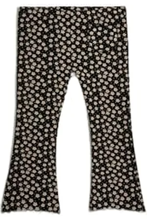 Koton Babygirls Flare Flower Printed Pocket Detail prążkowane legginsy, , 18-24 Miesi?ce
