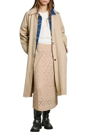 Pepe Jeans Damska spódnica Hailey, spódnica, brązowa, L, , L
