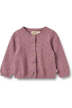 WHEAT Dziewczęca kurtka z dzianiny Cardigan Maia GOTS certyfikat bawełna ekologiczna kardigan, , 80