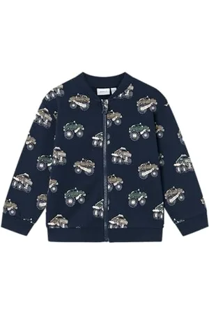 NAME IT Nmmseb Nreg Sweat Card Bru bluza chłopięca, , 92