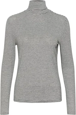 Cream Damska koszulka z długim rękawem Slim Fit Jersey Top Hip Length, , L