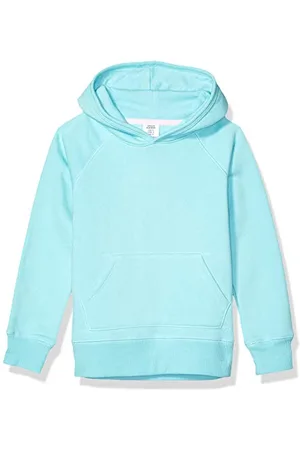 Amazon Dziewczęca bluza z kapturem, niebieski (Aqua Blue), rozmiar L