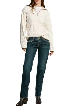 Pepe Jeans Damskie dżinsy Slim Ulw Mocha, dżinsy, niebieskie, 28W/32L, , 28W / 32L