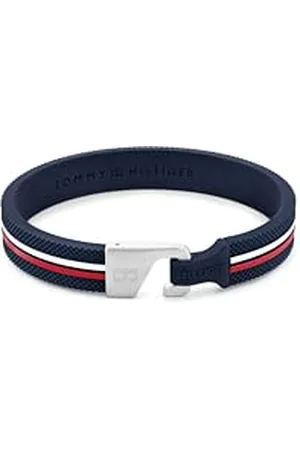 Tommy Hilfiger Biżuteria męska silikonowa bransoletka niebieska - 2790606, Jeden rozmiar, Silikon, Bez kamieni szlachetnych