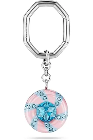 Swarovski Brelok do kluczy Dulcis, Szlif okrągły, Różnokolorowy, Powłoka z rodu, Jeden rozmiar