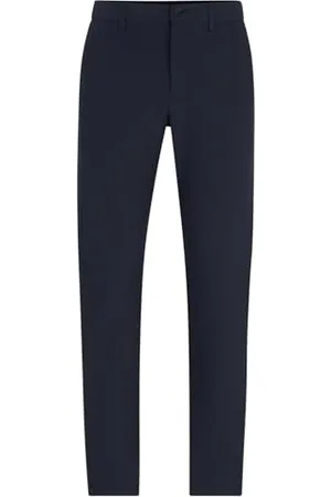 HUGO BOSS Męskie spodnie T_Commuter-Slim Trousers Flat Packed, Dark Blue, 54, , 54