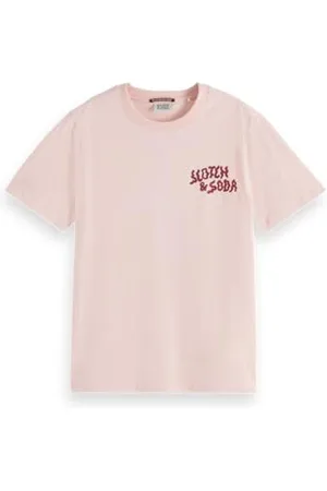 Scotch&Soda Front Back Artwork Regular T-Shirt, , XS
