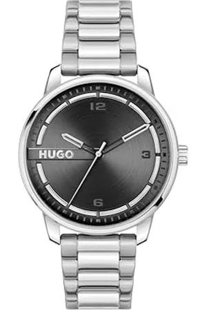 HUGO BOSS Boss #STAMP męski cyferblat zegarek ze stali nierdzewnej - 1530364, , Bransoletka