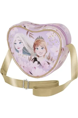 Disney Frozen 2 Petal-Casual Heart torba na ramię, liliowa, 21 x 15,5 cm, , Jeden rozmiar, Torba na ramię w kształcie serca