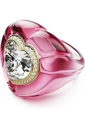 Swarovski Pierścionek koktajlowy Dulcis, Szlif w kształcie serca, Oprawa brukowa, Serce, , 58