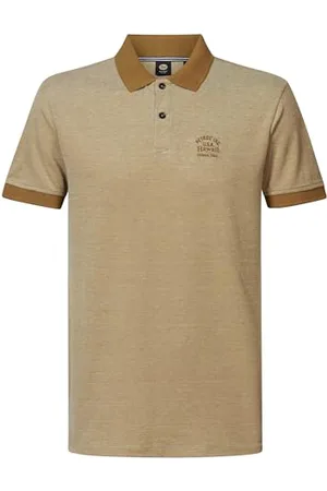 Petrol Industries INDUSTRIES Men Polo Short Sleeve M-1040-POL932; Kolor: Light Tan; Rozmiar: S, , S