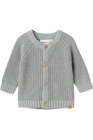 NAME IT Unisex Baby Nbnemlen Ls Knit Card Lil Noos kurtka z dzianiny, , 68