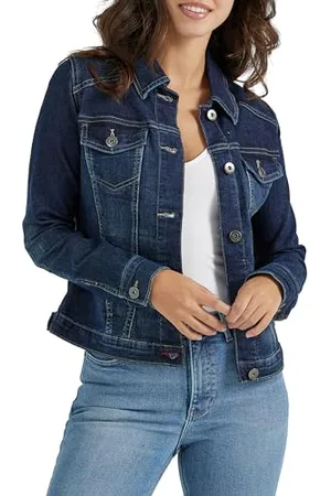 Wrangler Damska kurtka dżinsowa ze stretchem, L