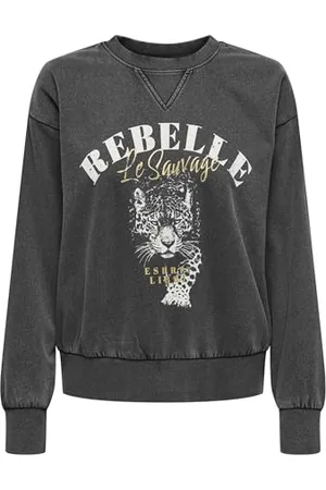ONLY Onllucinda L/S okrągły dekolt SWT, , XS