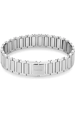 Calvin Klein Męska bransoletka z ogniwami ze stali nierdzewnej - 35100031, Jeden rozmiar, Stal nierdzewna, Bez kamieni szlachetnych