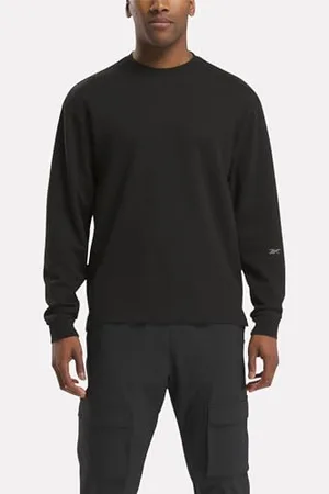 Reebok ACTIV COLL LS koszulka czarna, , S