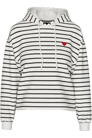 Pieces® Pcchilli Ls Hoodie Stripes Emb Noos Bc, , M