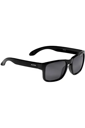 Alpina Unisex - Dzieci, MITZO Okulary przeciwsłoneczne, black gloss/black, One Size