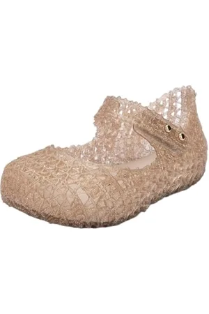 Melissa 24 EU Mini Campana Papier BB, Płaskie sandały, Beis, 24 EU