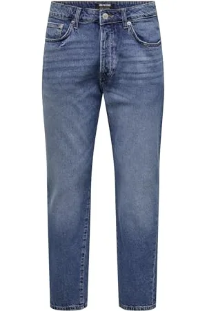 Only & Sons Onsyoke Tai DNM Cbo Noos pudełko zwężane, , 34W / 32L