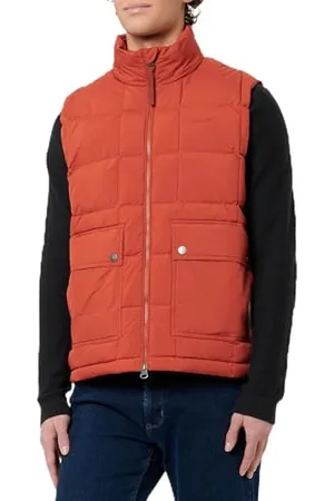 GANT Kamizelka Mid Down, Żelazko czerwone, M Mężczyźni, , M