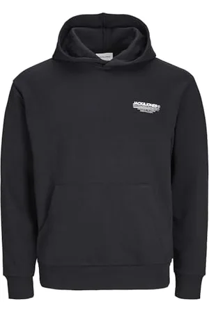 JACK & JONES JACK&JONES PLUS Jjolive Sweat Hood Pls męska bluza z kapturem, , 5XL duże rozmiary