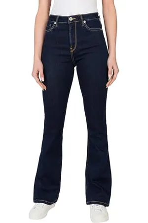 Pepe Jeans Damskie dżinsy Flare Hw Pl204733, niebieskie, 34W/32L, , 34W / 32L