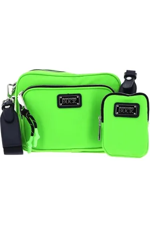 Mandarina Duck Damski krzyż w stylu fluo zielony, Taglia Unica