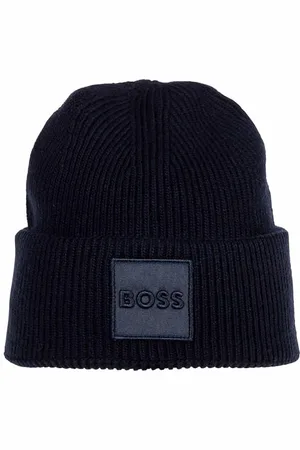 HUGO BOSS Czapka męska, ciemnoniebieska, rozmiar uniwersalny, , jeden rozmiar